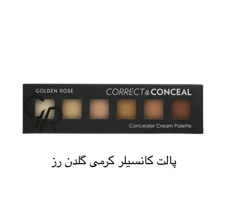 پالت کانسیلر گلدن رز مدل CORRECT & CONCEAL