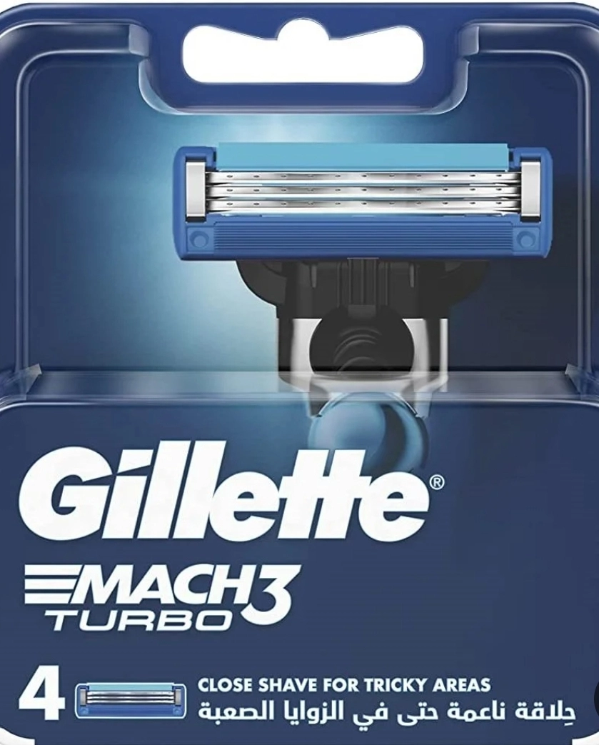 یدک مچتری توربو اصلی ژیلت mach3 turbo Gillette