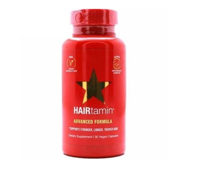 مکمل مولتی ویتامین تقویت موی هیرتامین اصل آمریکا (30 عددی) ا Hairtamin Advanced Formula Hair Growth Supplement 30 Caps