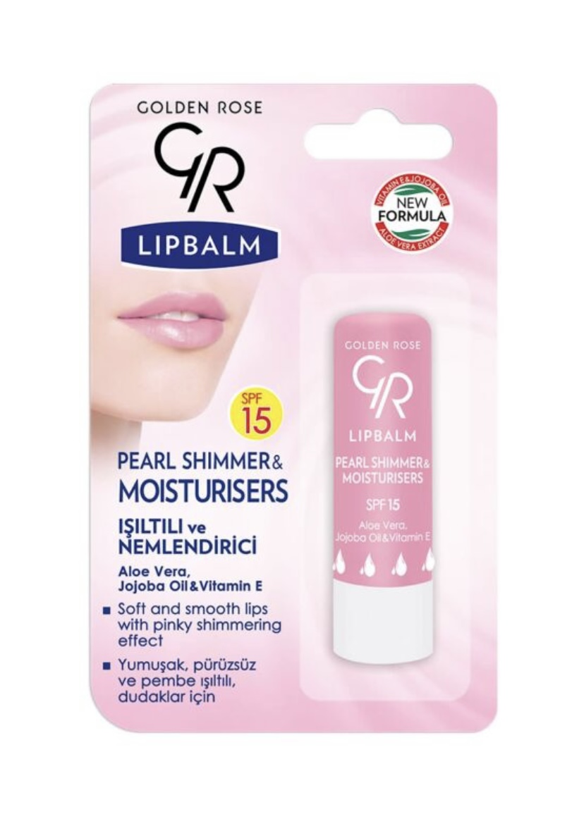 بالم لب گلدن رز مدل PEARL SHIMMER & MOISTURISERS