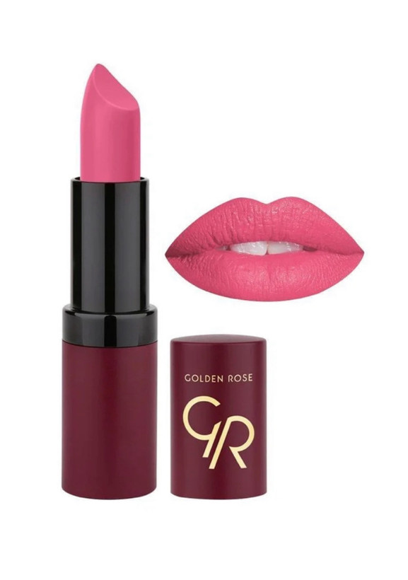 رژلب جامد گلدن رز مدل Velvet Matte شماره 08